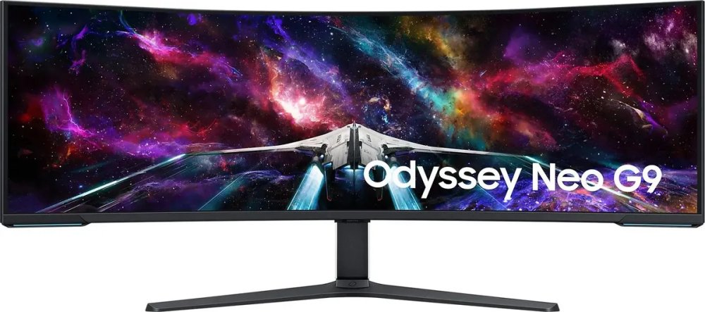 Монитор Samsung Odyssey Neo G9 S57CG952NI (LS57CG952NIXCI) черный 57" VA LED 32:9 HDMI полуматовая HAS Piv 420cd 178гр/178гр 7680x2160 240Hz