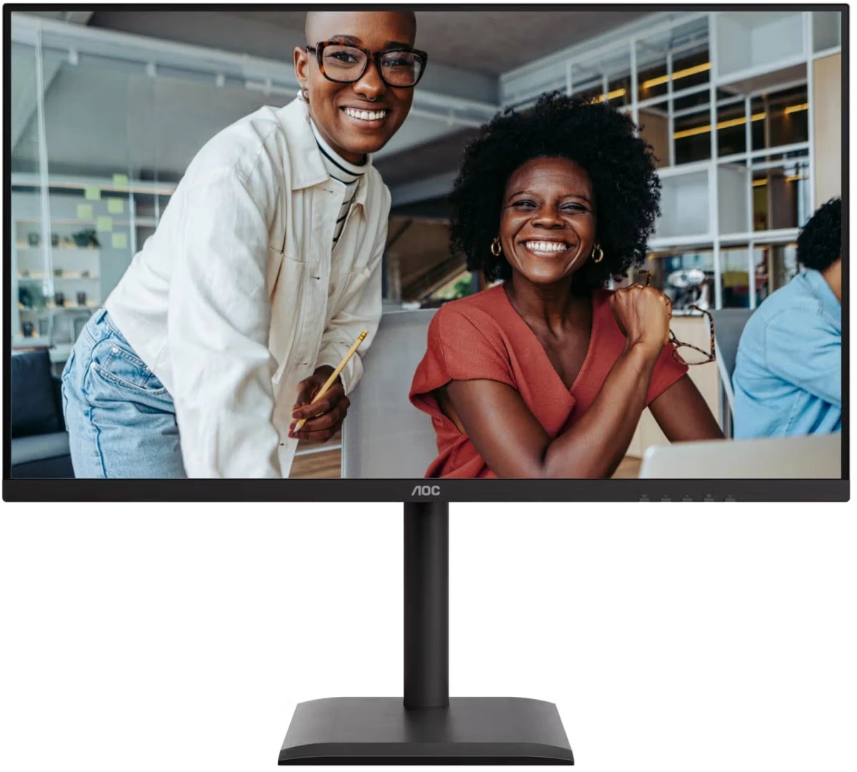 Монитор AOC Q32E4U черный IPS LED 4ms 16:9 HDMI M/M матовая HAS Piv 350cd 178гр/178гр 2560x1440 100Hz DP 2K USB 5.3кг