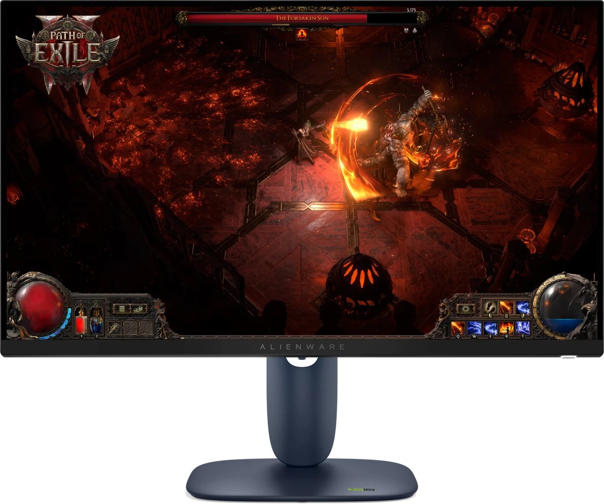 Монитор Dell AW2725DM, 16:9, IPS, QHD, 1/4ms, 400cd, 180Hz, HDMI, DP, USB, HAS