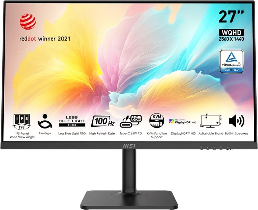 Монитор MSI Modern MD272QXP (9S6-3PB19H-233) черный