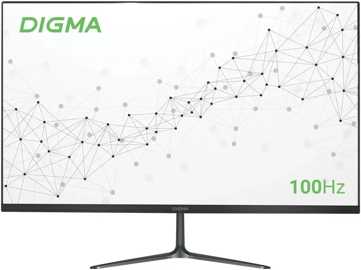 Монитор Digma Progress 24P302F 23.8" FHD 1920x1080, 100Гц,  IPS, 16:9, 250 кд/м2, 5 мс, AMD FreeSync, HDMIx1, VGA (D-SUB)х1