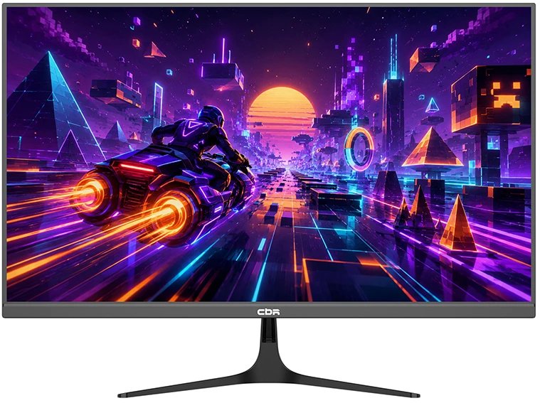 Монитор CBR LCD-MG2701-OPC IPS, QHD 2K 2560x1440, 165Гц, 1мс, 300Кд/м2, 1*DP/1*HDMI, внешний БП, черный, кабель DP