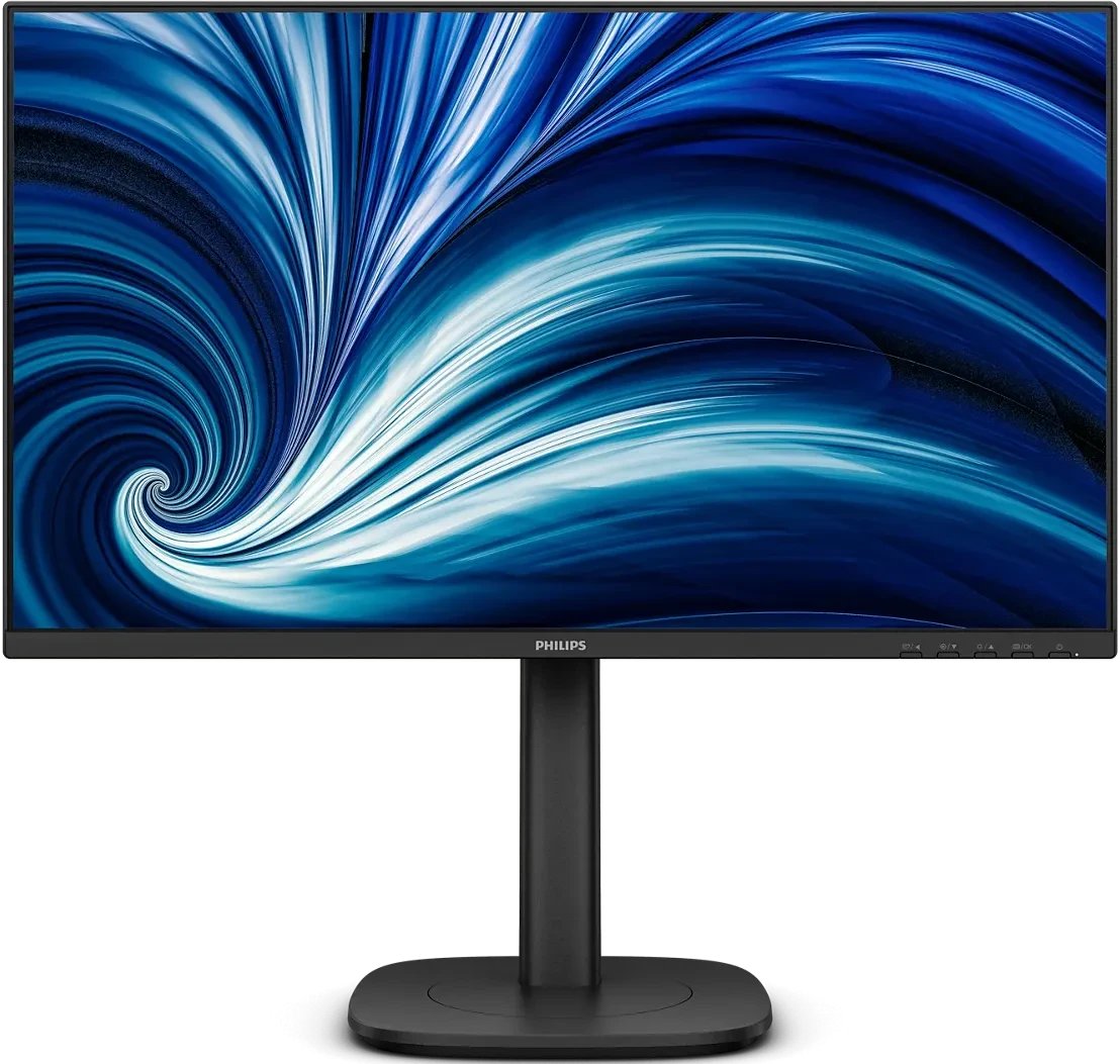 Монитор Philips 24B2N3200D черный IPS LED 4ms 16:10 HDMI M/M матовая HAS Piv 300cd 178гр/178гр 1920x1200 100Hz VGA DP FHD USB 5.76кг