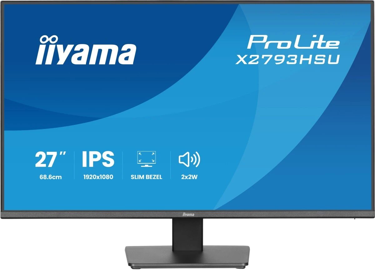 Монитор Iiyama ProLite X2793HSU-B1 черный IPS LED 16:9 HDMI M/M матовая 350cd 178гр/178гр 1920x1080 120Hz DP FHD USB 4кг