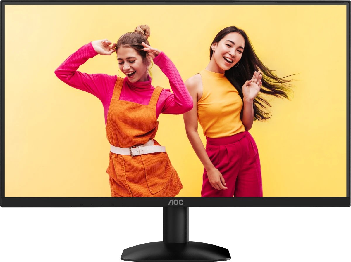 Монитор AOC Q27B35E 27" QHD 2K 2560x1440, IPS, 75Hz, 300cd, 16:9, 4ms, HDMI, DP Black