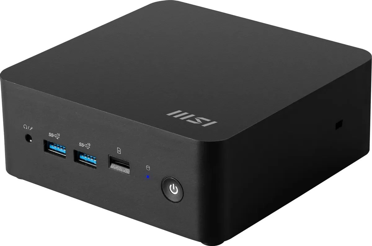 Неттоп MSI Cubi NUC 1M-044XRU (9S6-B0B111-409) Intel Core 5 120U, DDR5 16ГБ, 512ГБ(SSD), Intel Graphics, CR, без операционной системы, черный
