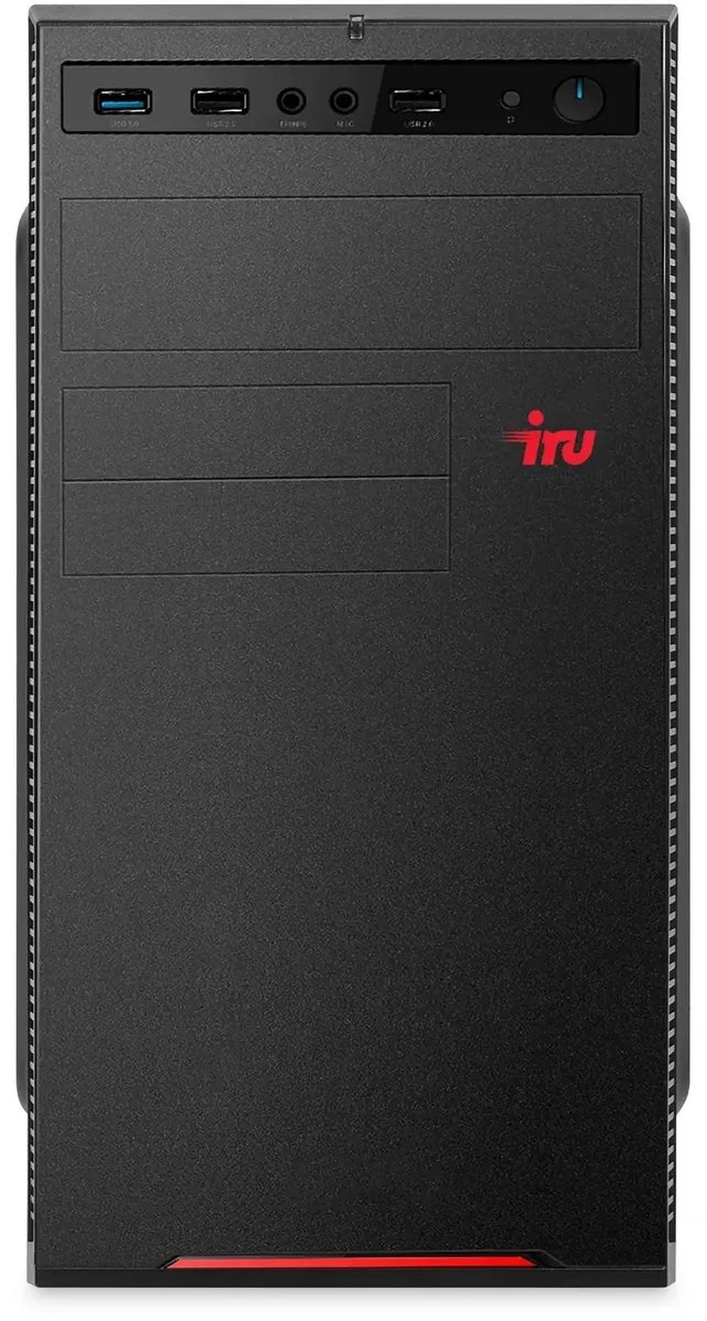 ПК iRU Planio 310H6SEV (2112567) Intel Core i3 12100, DDR4 8ГБ, 256ГБ(SSD), Intel UHD Graphics 730, FreeDOS, черный