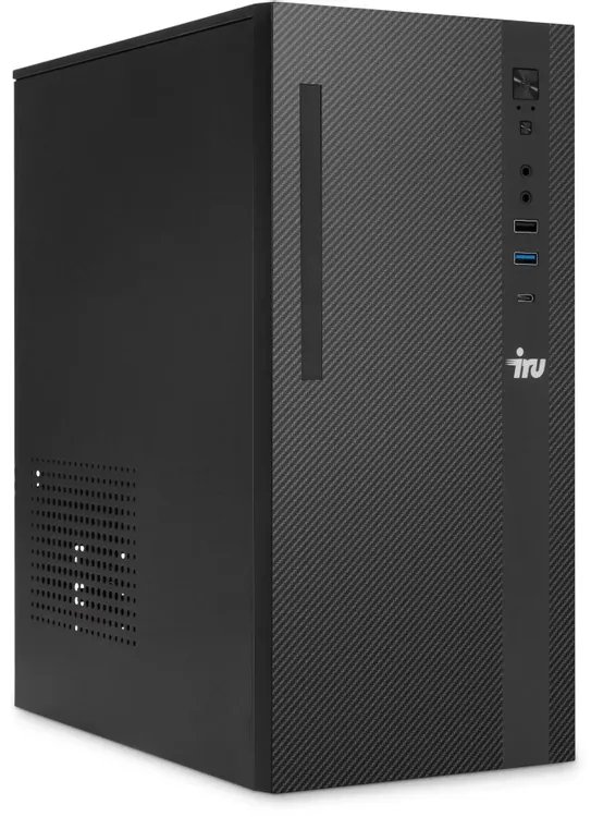 ПК iRU Planio 310H6SC (2153514) Tower Intel Core i7 14700F, DDR4 32ГБ, 1ТБ SSD, nVidia GeForce GT610 - 2 ГБ, Windows 11 Pro, черный