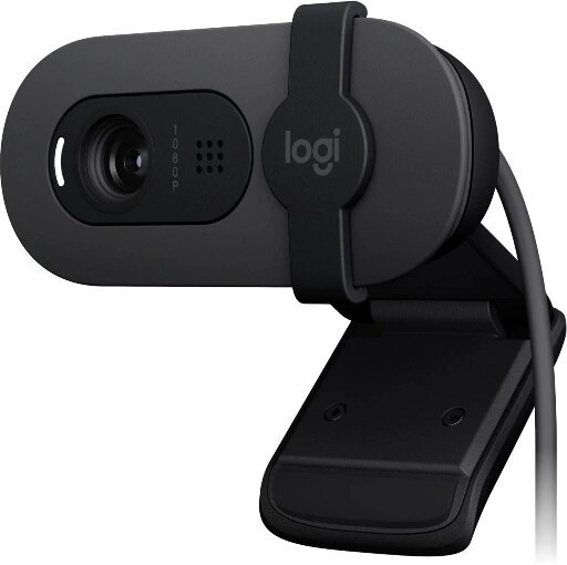 Web камера Logitech HD Webcam Brio 90 (960-001581) графитовый