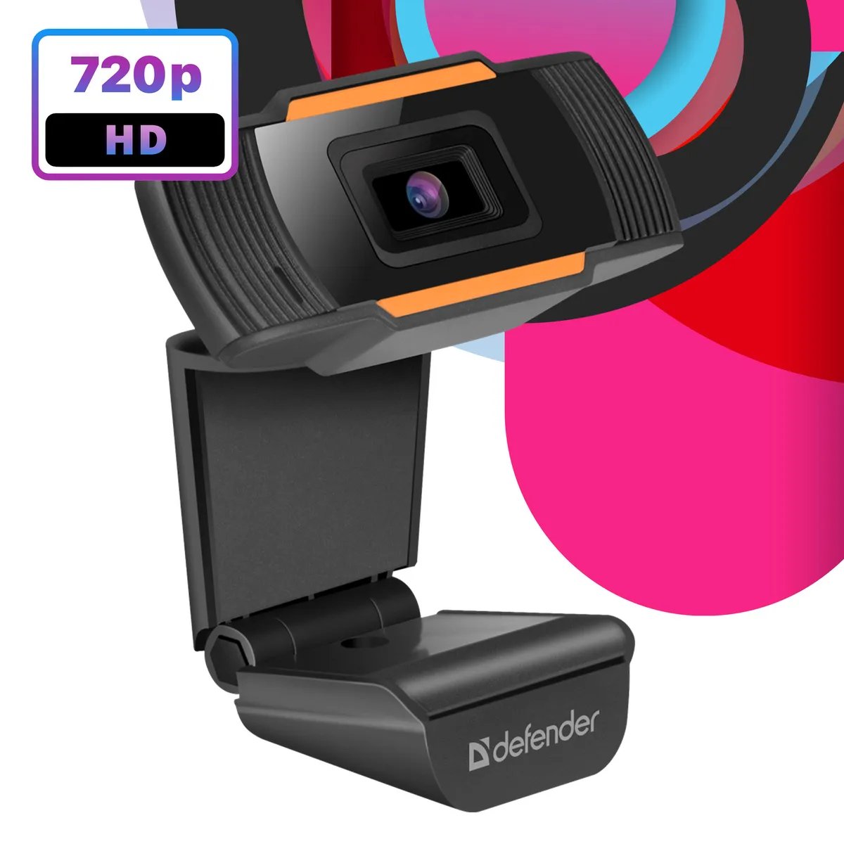 Web-камера DEFENDER G-lens 2579 HD720p 2МП (63179)