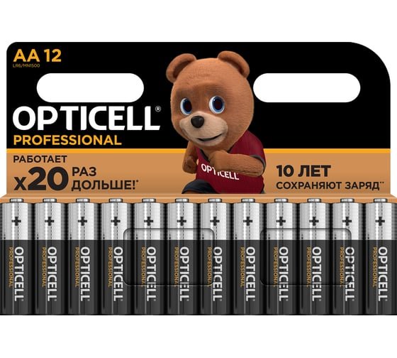 Батарейка OPTICELL Professional LR6 BL12 6052005 (12/144)