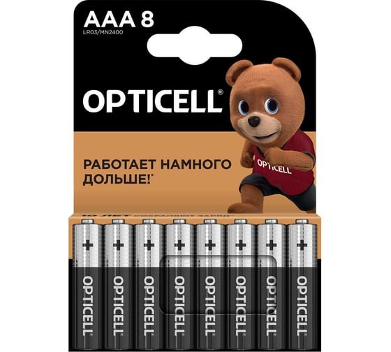 Батарейка OPTICELL Basic LR03 BL8 (6051009) (8/80)
