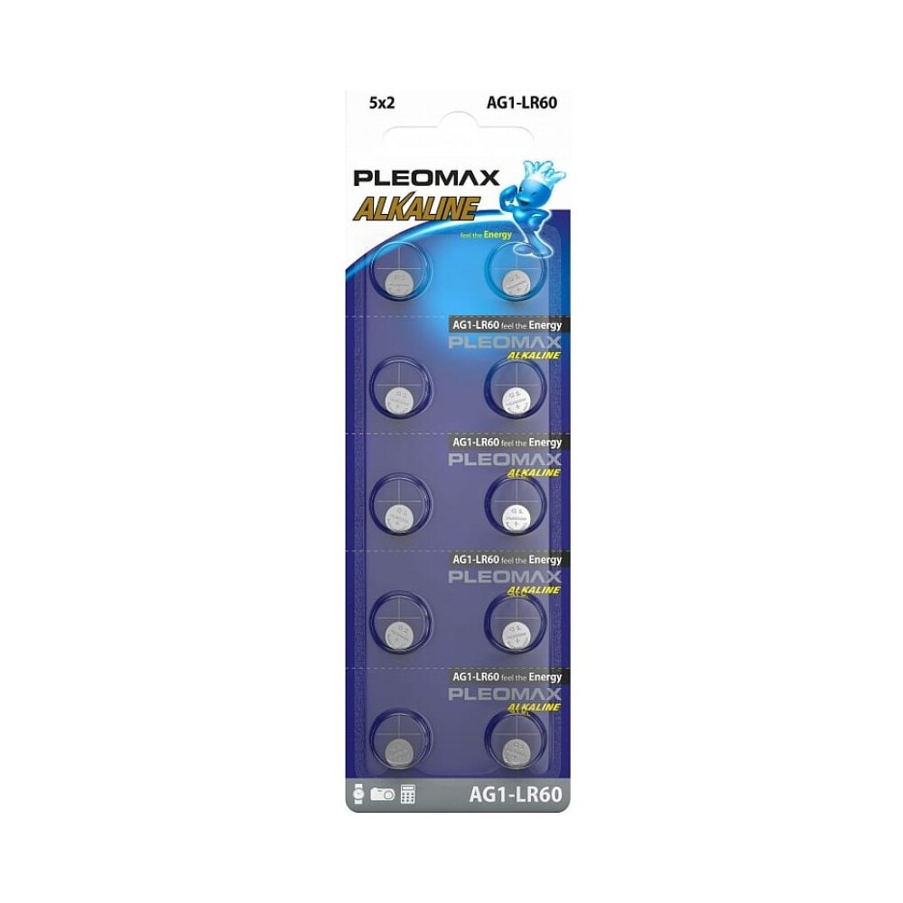 Элемент питания SAMSUNG PLEOMAX AG1 (364) LR621 LR60 Button Cell (10/100/1000/98000)