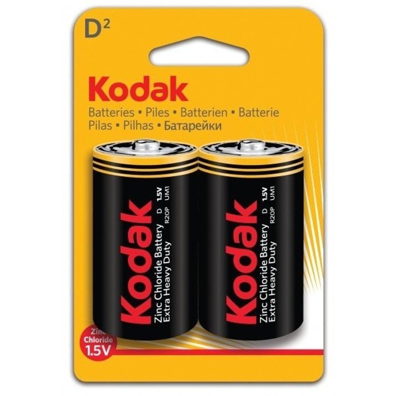 Элемент питания KODAK Heavy Duty  R20 Extra  (KDHZ 2S)  (б/б) (24/144/6912)