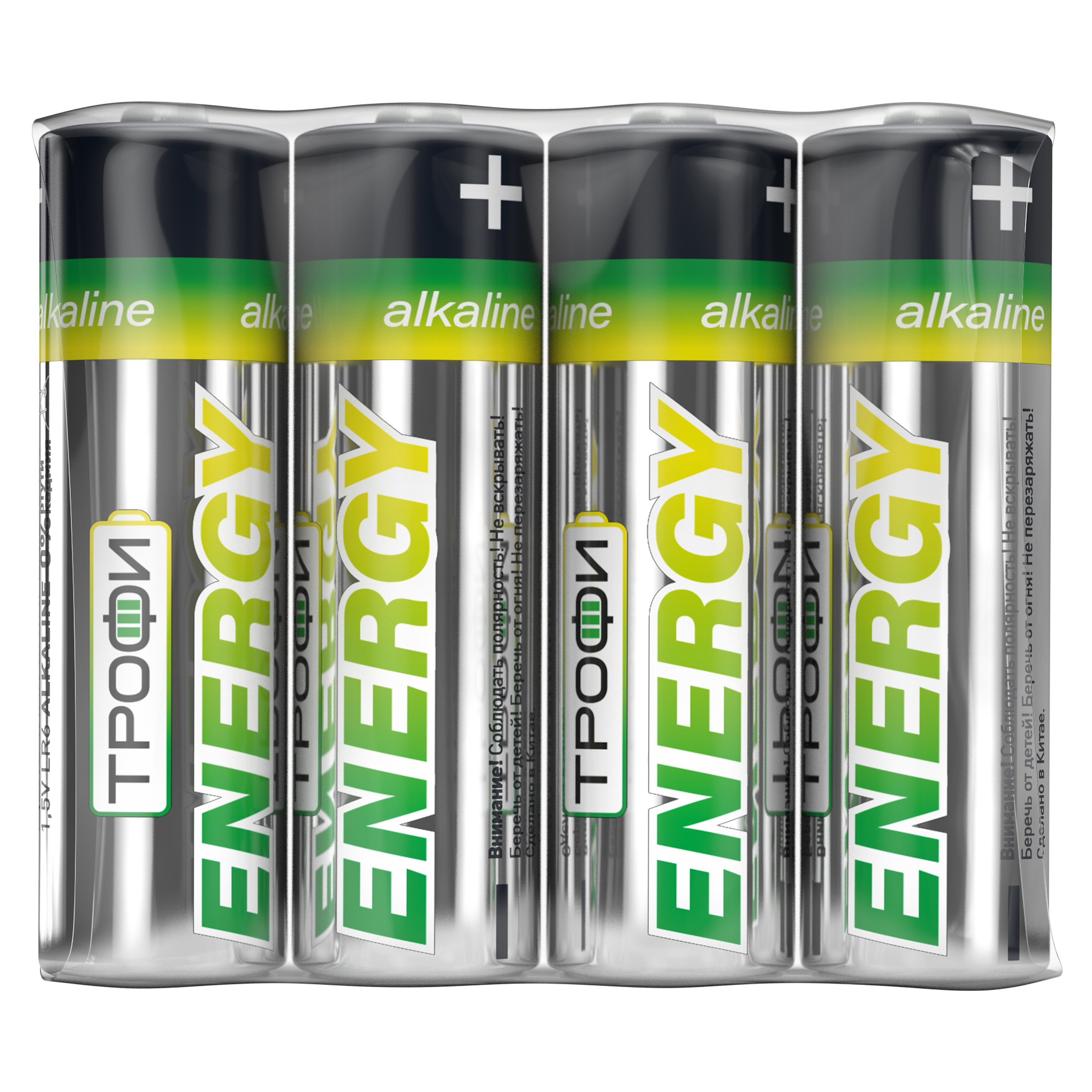 Элемент питания Трофи LR6-4S ENERGY Alkaline (60/720/21600)