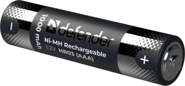 Аккумулятор DEFENDER HR03 (1000 mAh) ААА Ni-MH BL2 (20/200)
