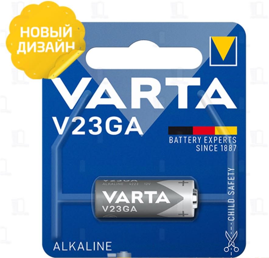 Батарейка Varta ELECTRONICS LR23/A23/MN21 BL1 Alkaline 12V (4223) (1/10/100)