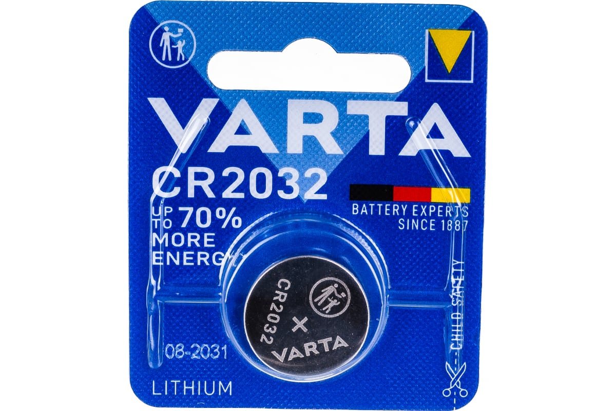 Батарейка VARTA CR2032/1BL