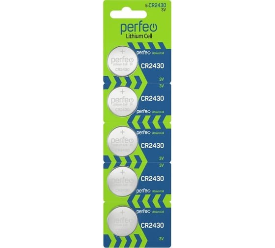 Эл. питания Perfeo CR2430/5BL Lithium Cell