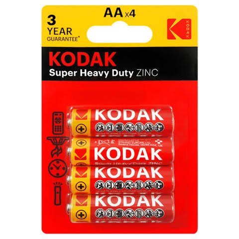 Батарейка Kodak Extra R6 AA BL4 Heavy Duty 1.5V (4/80/400/26400)
