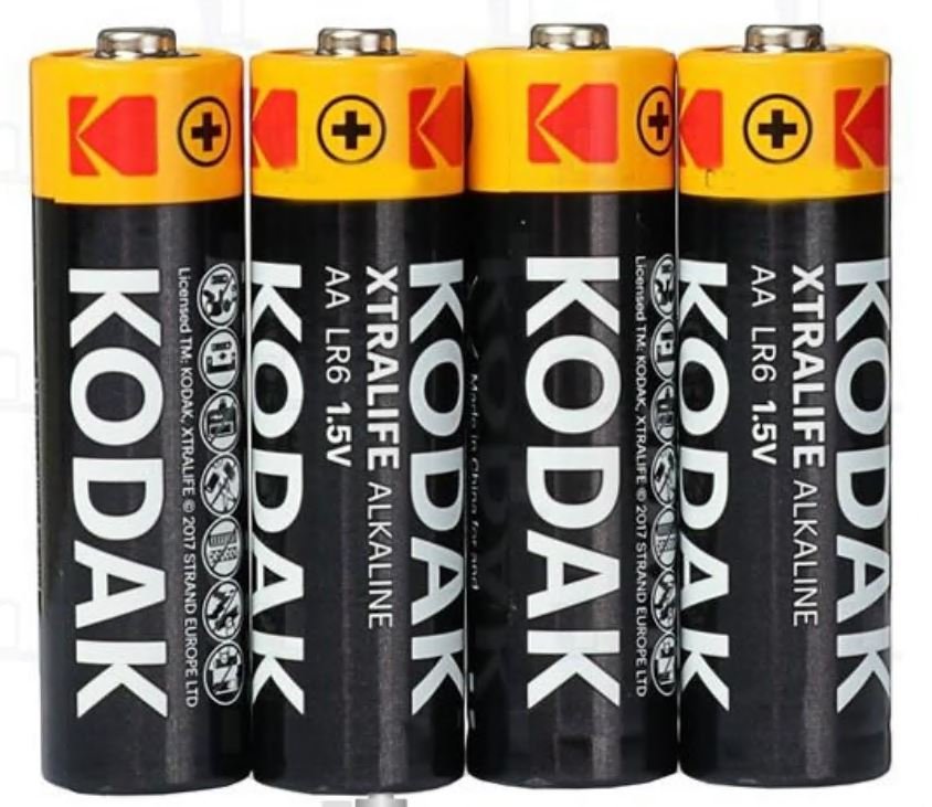 Батарейка Kodak XTRALIFE LR6 AA Shrink 4 Alkaline 1.5V (4/60/600/21600)