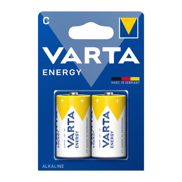 Батарейка Varta ENERGY LR14 C BL2 Alkaline 1.5V (4114) (2/20/200)