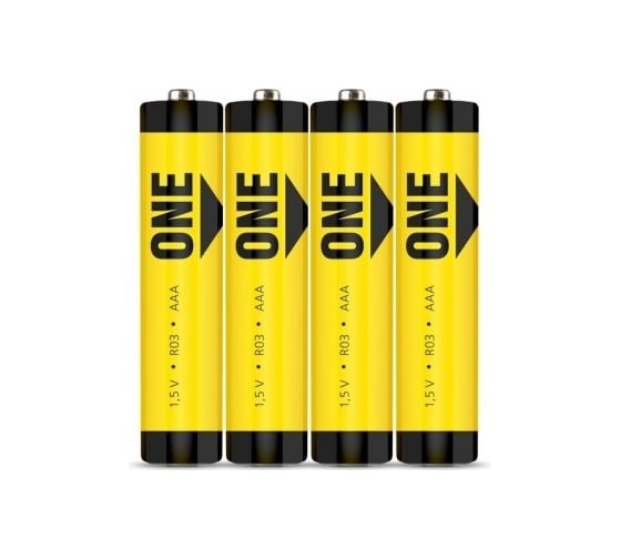 Батарейка AAA SmartBuy R03-4P One (SOBZ-3A04S-Eco)