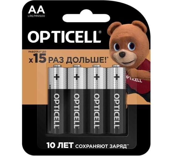 Батарейка OPTICELL Basic LR6 BL4 6051001 (4/48/192/16128)