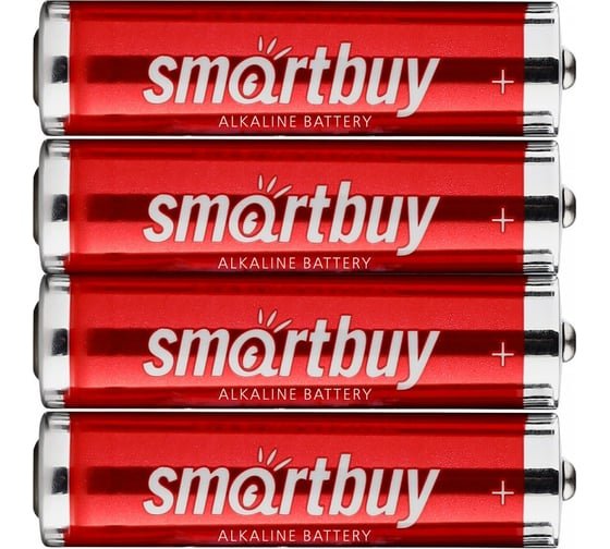Батарейка AA SmartBuy LR06-4P Alkaline (SBBA-2A04SB) 1.5B, (4/60/720)