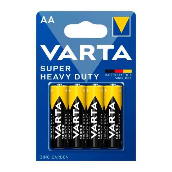 Батарейка Varta SUPERLIFE R6 AA BL4 Heavy Duty 1.5V (2006) (4/48/240)