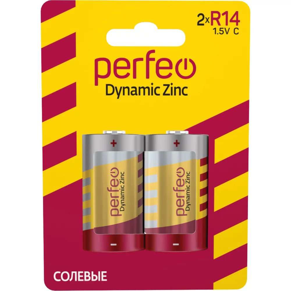 Эл. питания Perfeo R14/2BL Dynamic Zinc