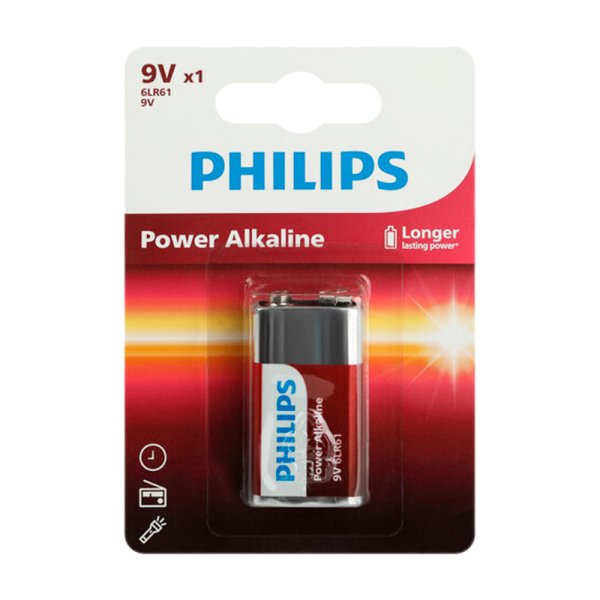 Батарейка Philips Крона 6LR61/9V-1BL Power (Б0062717)