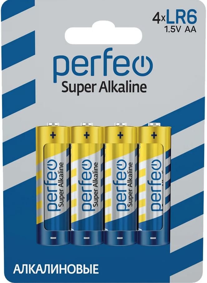 Батарейка Perfeo LR6/4BL Super Alkaline
