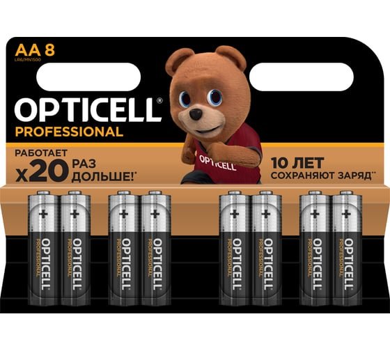 Батарейка OPTICELL Professional LR6 BL8 5052007 (8/96)