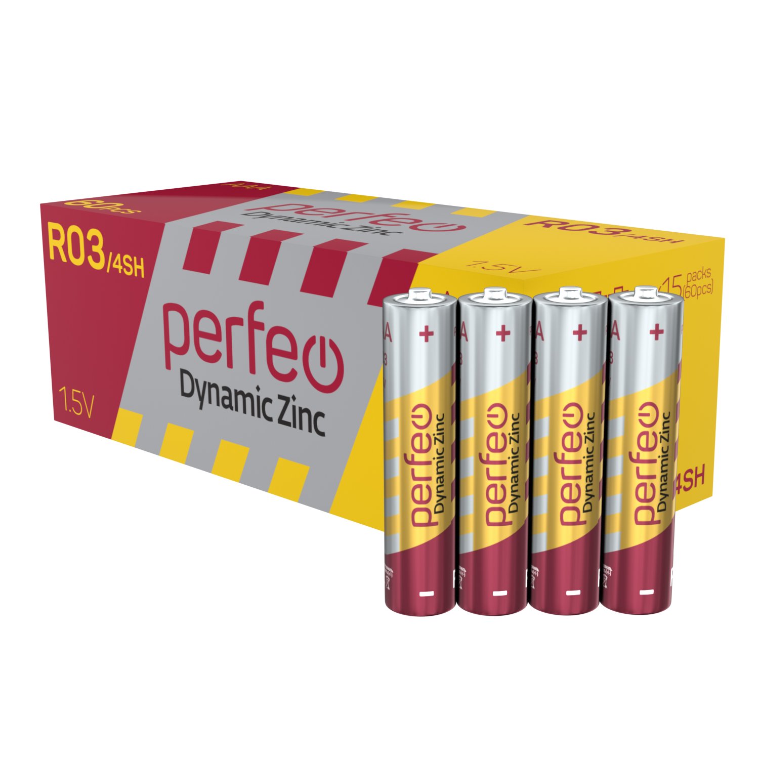 Батарейка Perfeo R03/4SH Dynamic Zinc