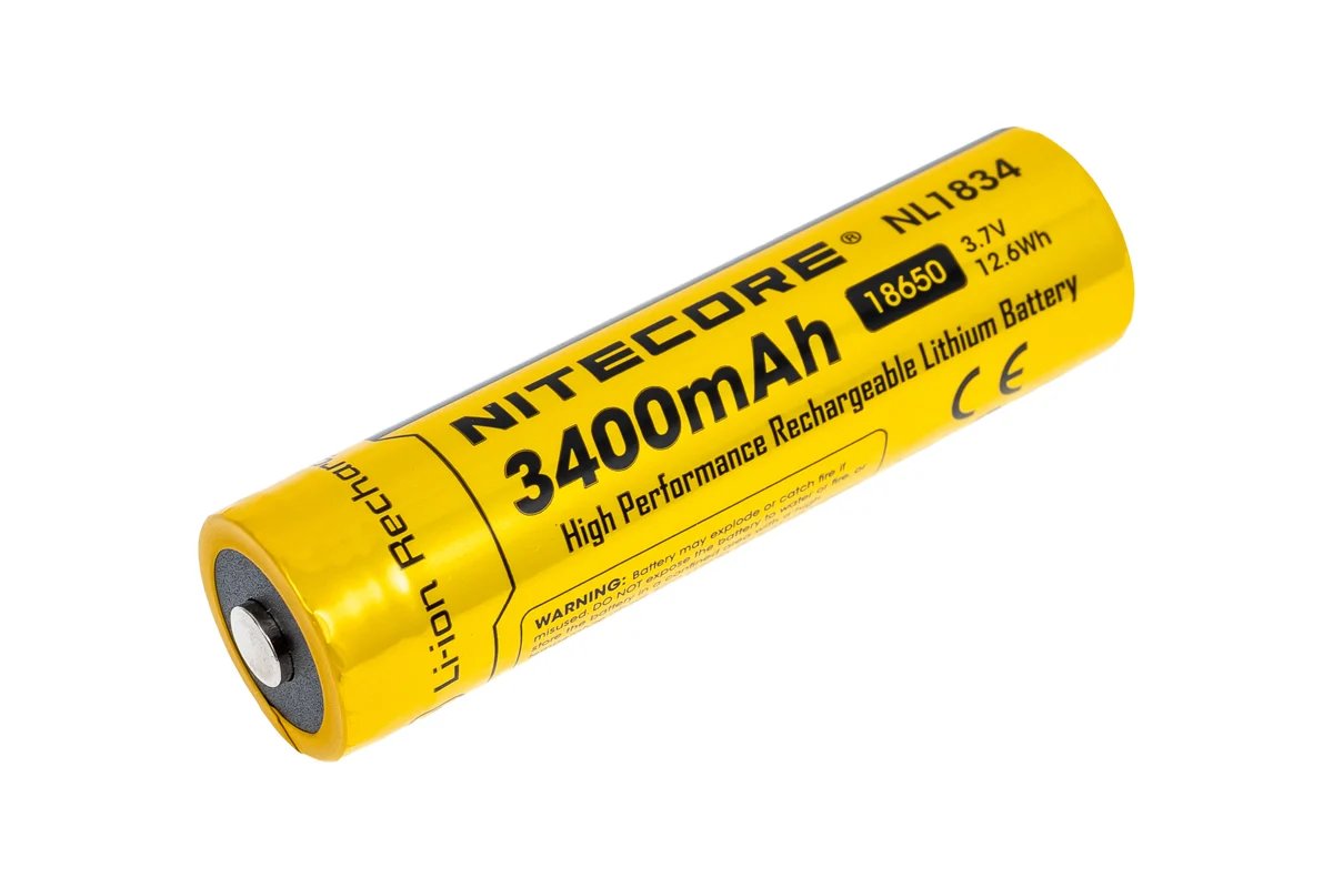 Аккумулятор NITECORE NL1834 18650 3.7v 3400mA
