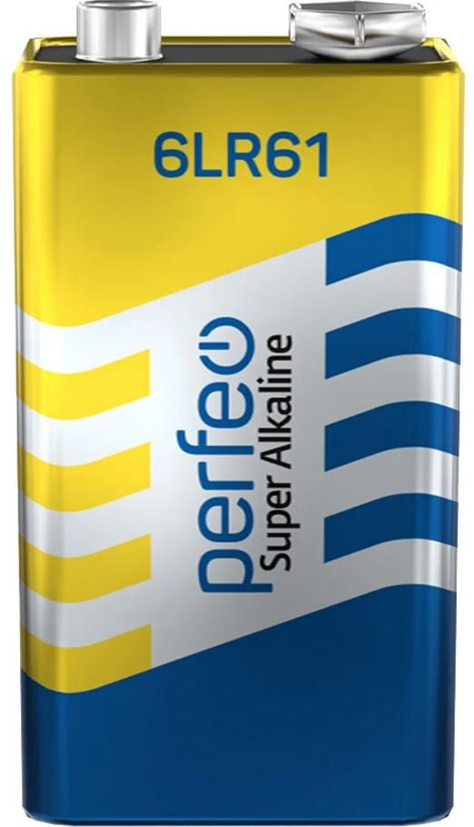 Батарейка Perfeo 6LR61/1SH Super Alkaline