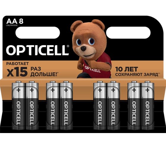 Батарейка OPTICELL Basic LR6 BL8 5051008 (8/96)
