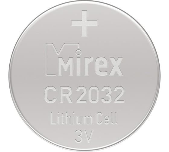 Батарейка Mirex CR2032-1BL Lithium (23702-CR2032-E1)