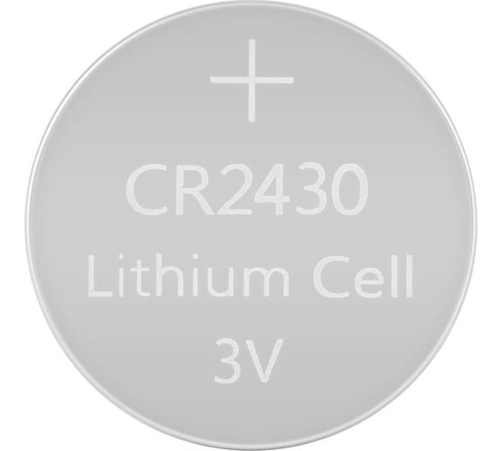 Батарейка Mirex CR2430-1BL Lithium (23702-CR2430-E1) 3В, (1/40/240)