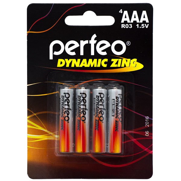Эл. питания Perfeo R03/4BL Dynamic Zinc