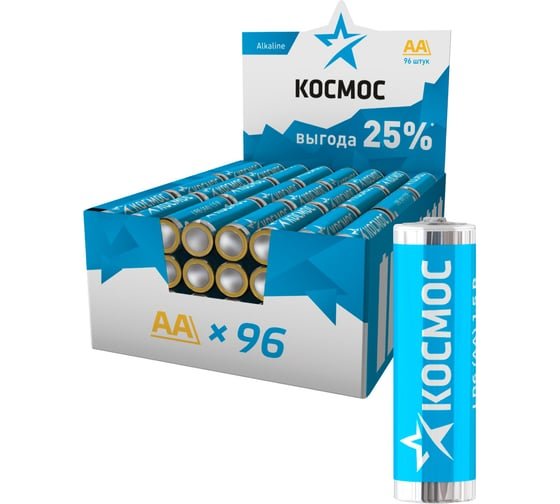 Батарейка КОСМОС LR6 SR4 96Box (KOCLR6-96BOX)