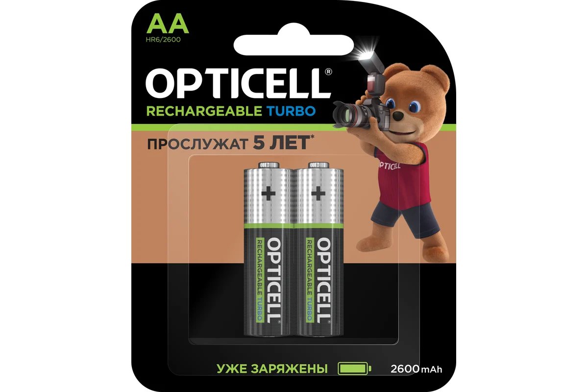 Аккумулятор OPTICELL TURBO  HR6 BL2 (2/20)