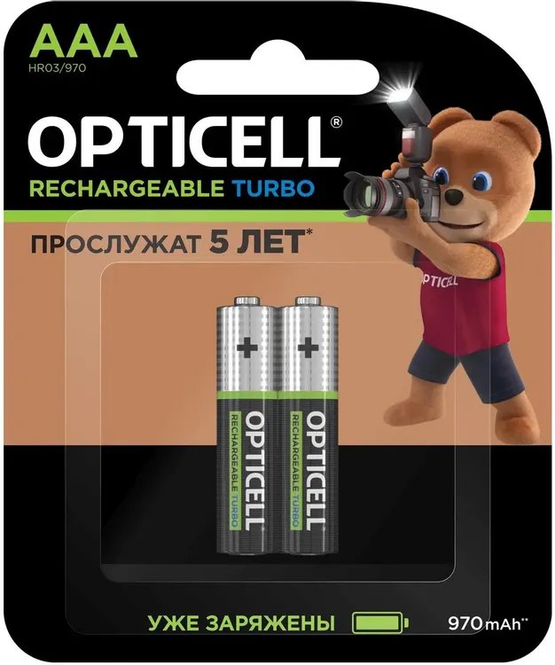 Аккумулятор OPTICELL TURBO  HR03 BL2 (2/24)
