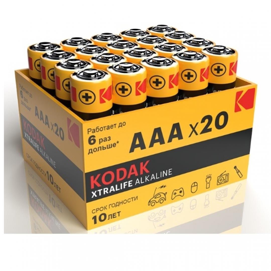 Элемент питания KODAK XTRALIFE  LR03-20 bulk XTRALIFE Alkaline (20/360)
