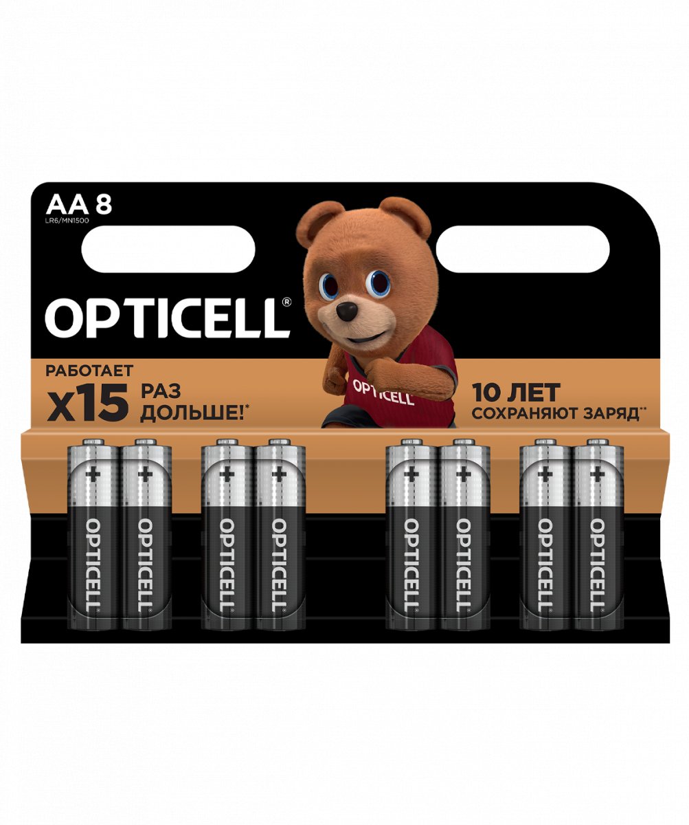 Элемент питания OPTICELL BASIC LR6 BL8 (8/96)