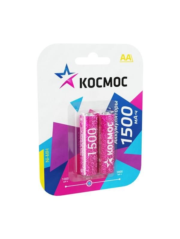 Аккумулятор Космос R6 Ni-Mn 1500mAh BL2 (24)(288)