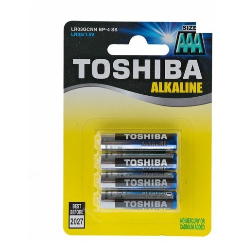 Элемент питания TOSHIBA LR03 4BL 4/card (4/48/192)