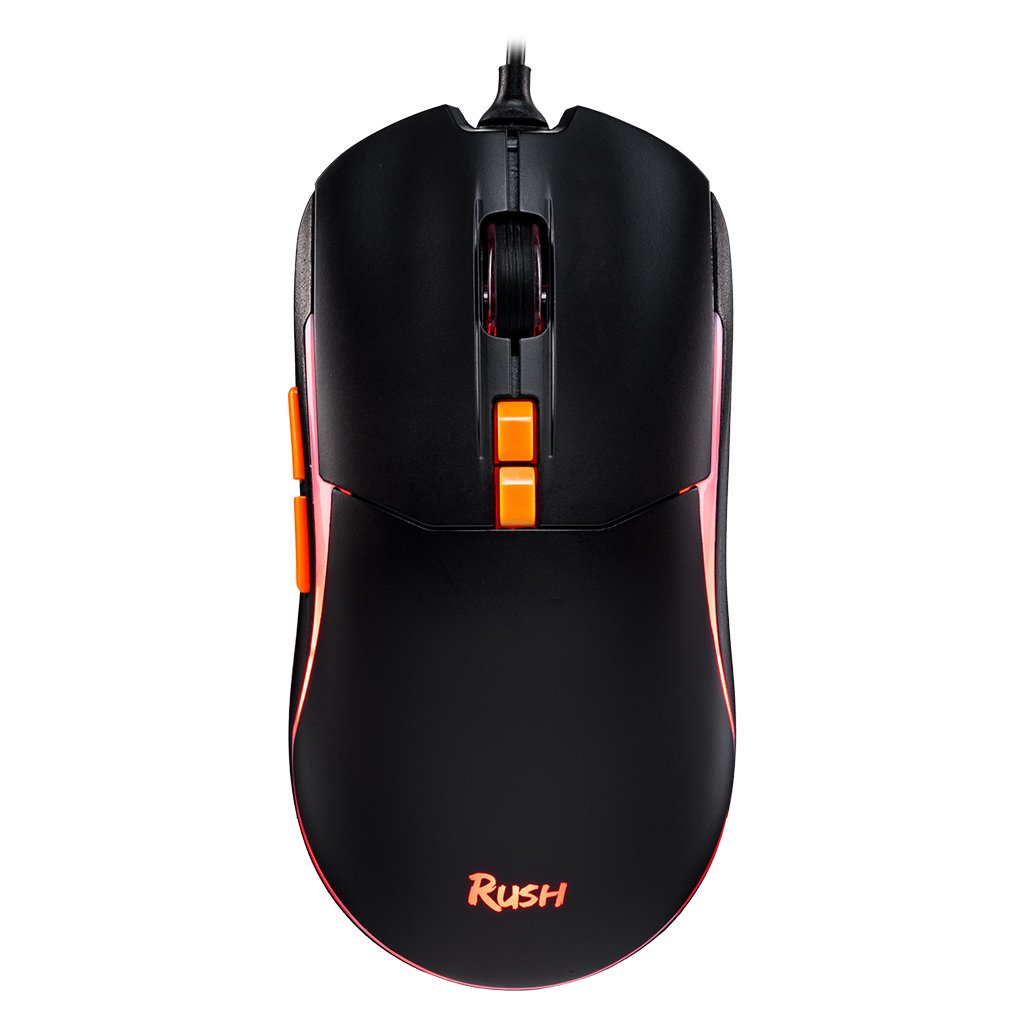Мышь проводная игровая Smartbuy RUSH X22 (SBM-752G-K) черная (1/40)