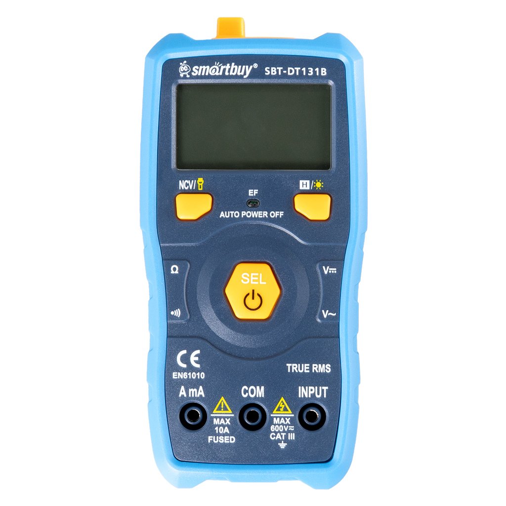 Мультиметр SMARTBUY DT131B, автоматический, многофункц., в комплекте щупы, эл. питания (1)